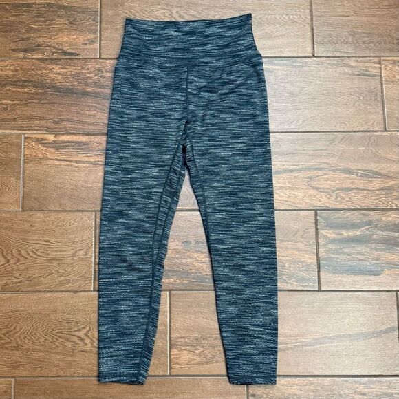 Ododos High Waist Black Gray Leggings Workout Yoga Size S - Picture 2 of 8